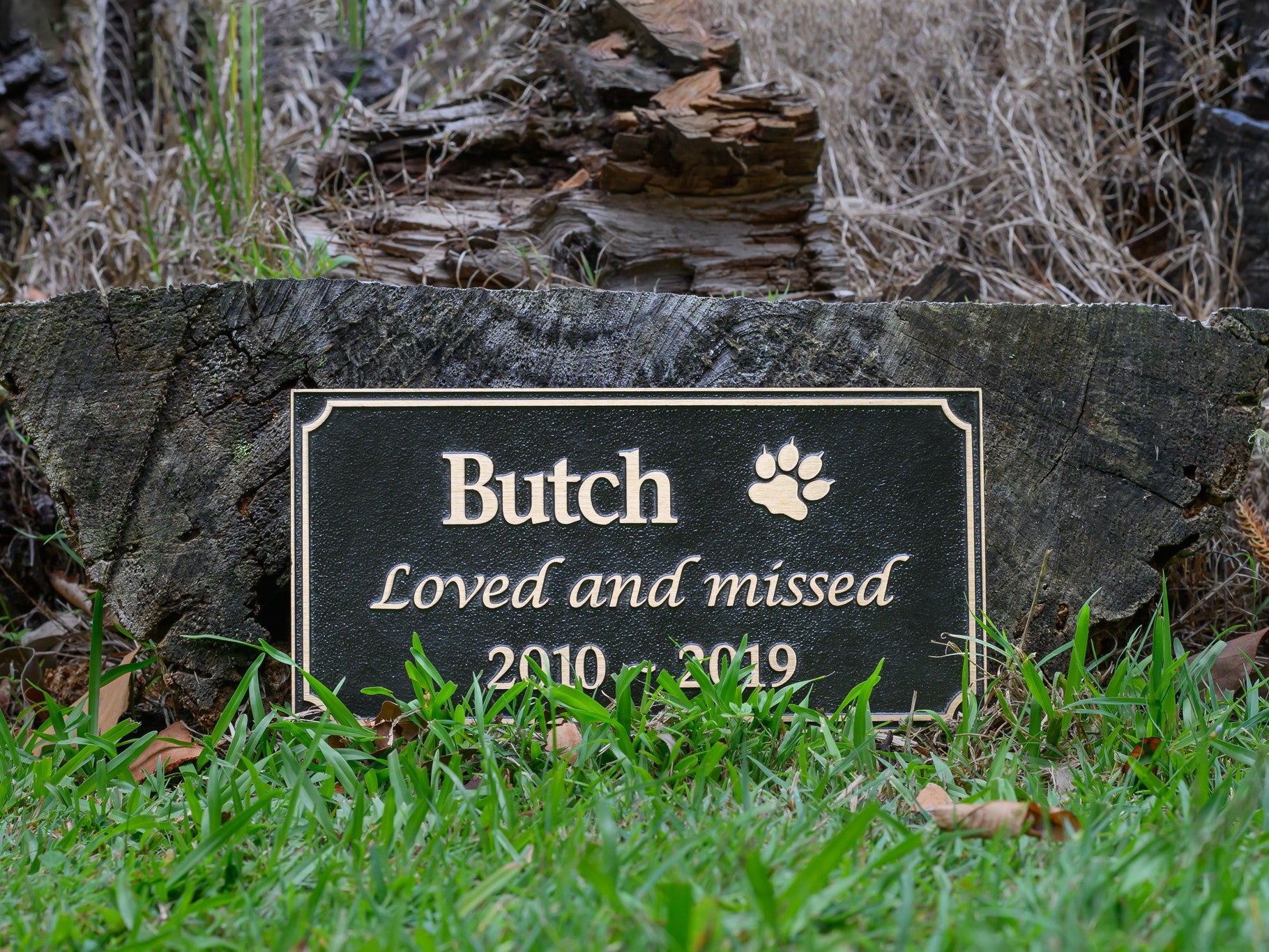 Bronze Plaque Pet Memorial