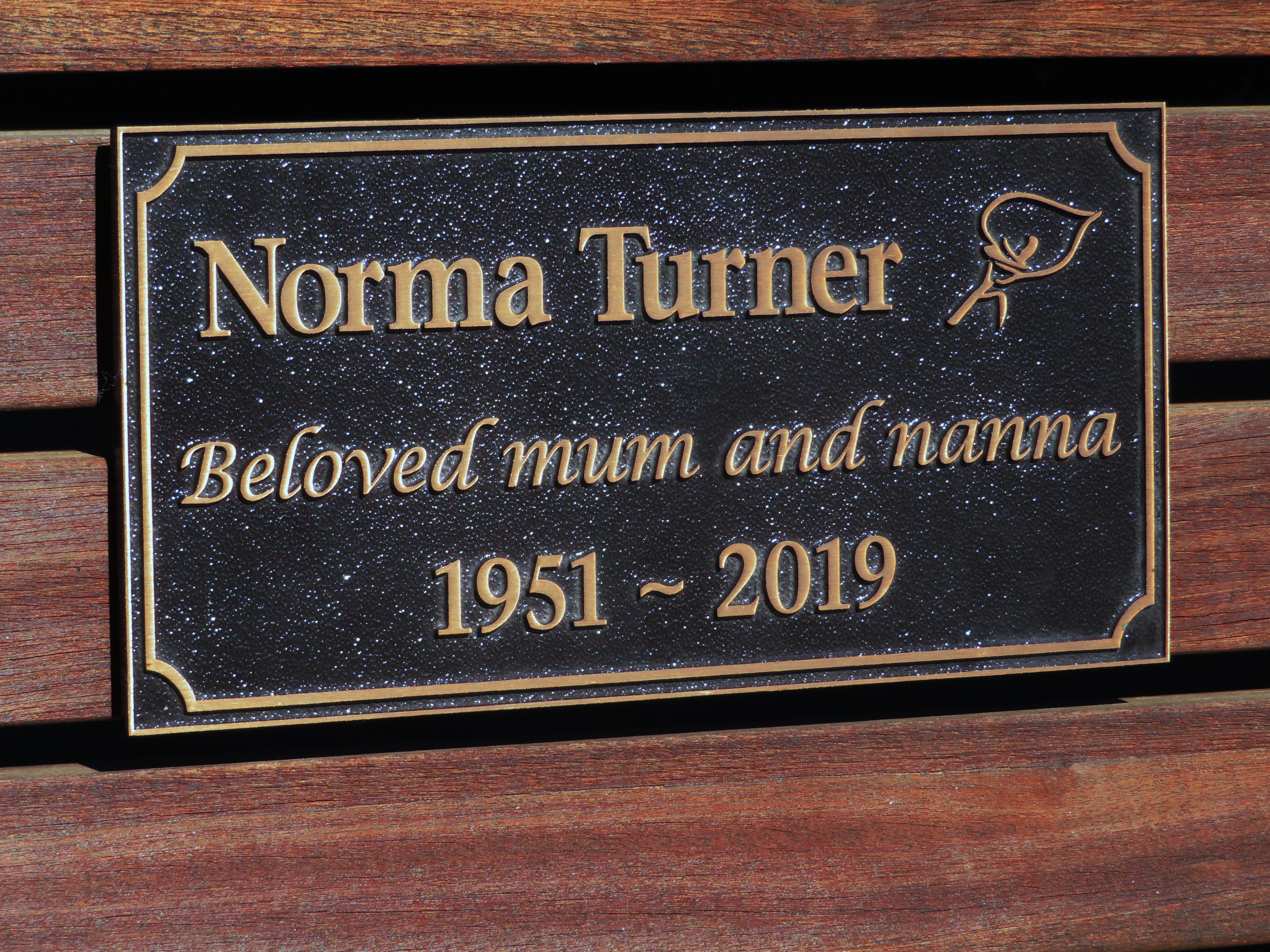 Bronze Plaque Memorial For People
