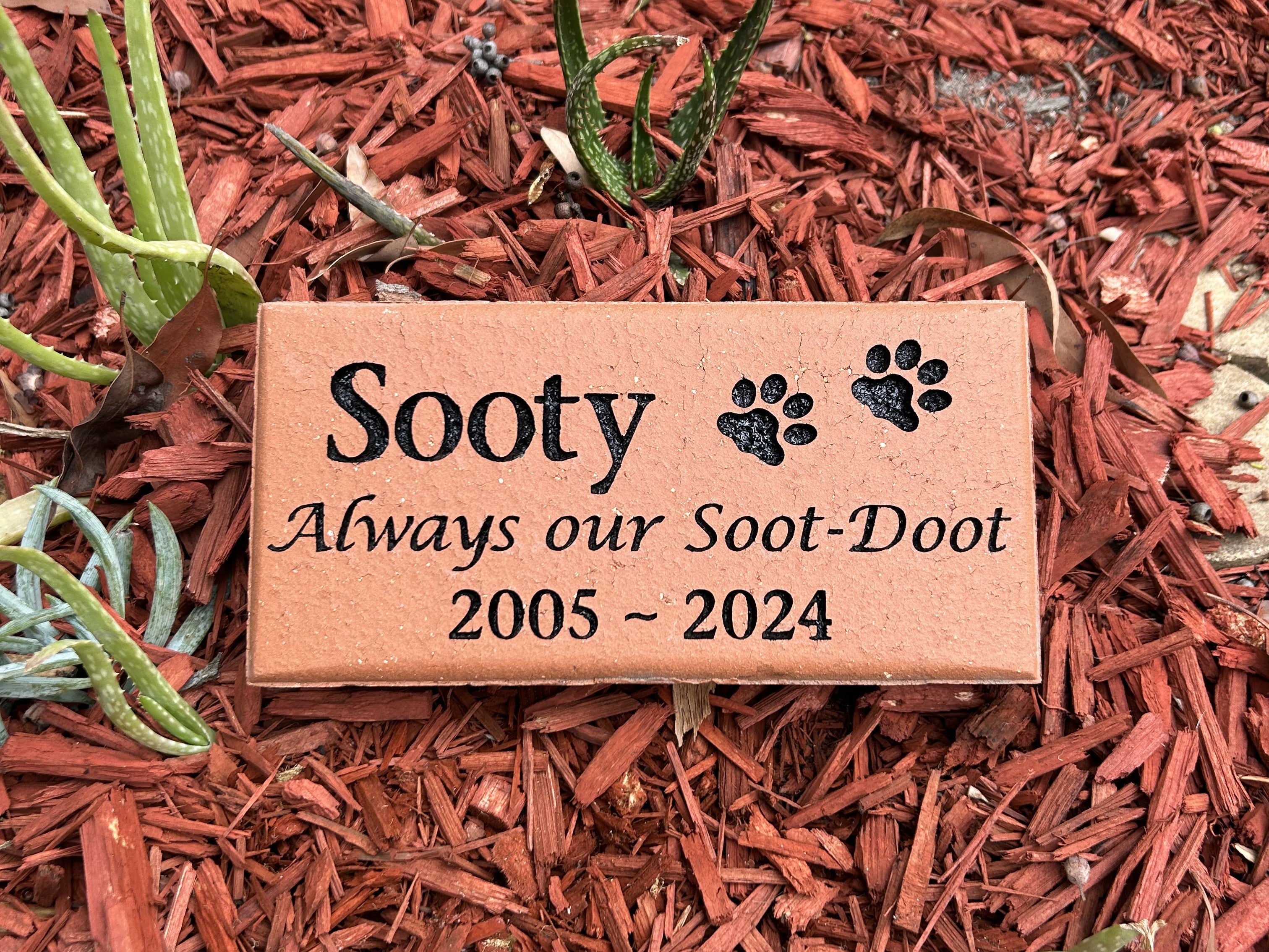 Clay Paver Pet Memorial