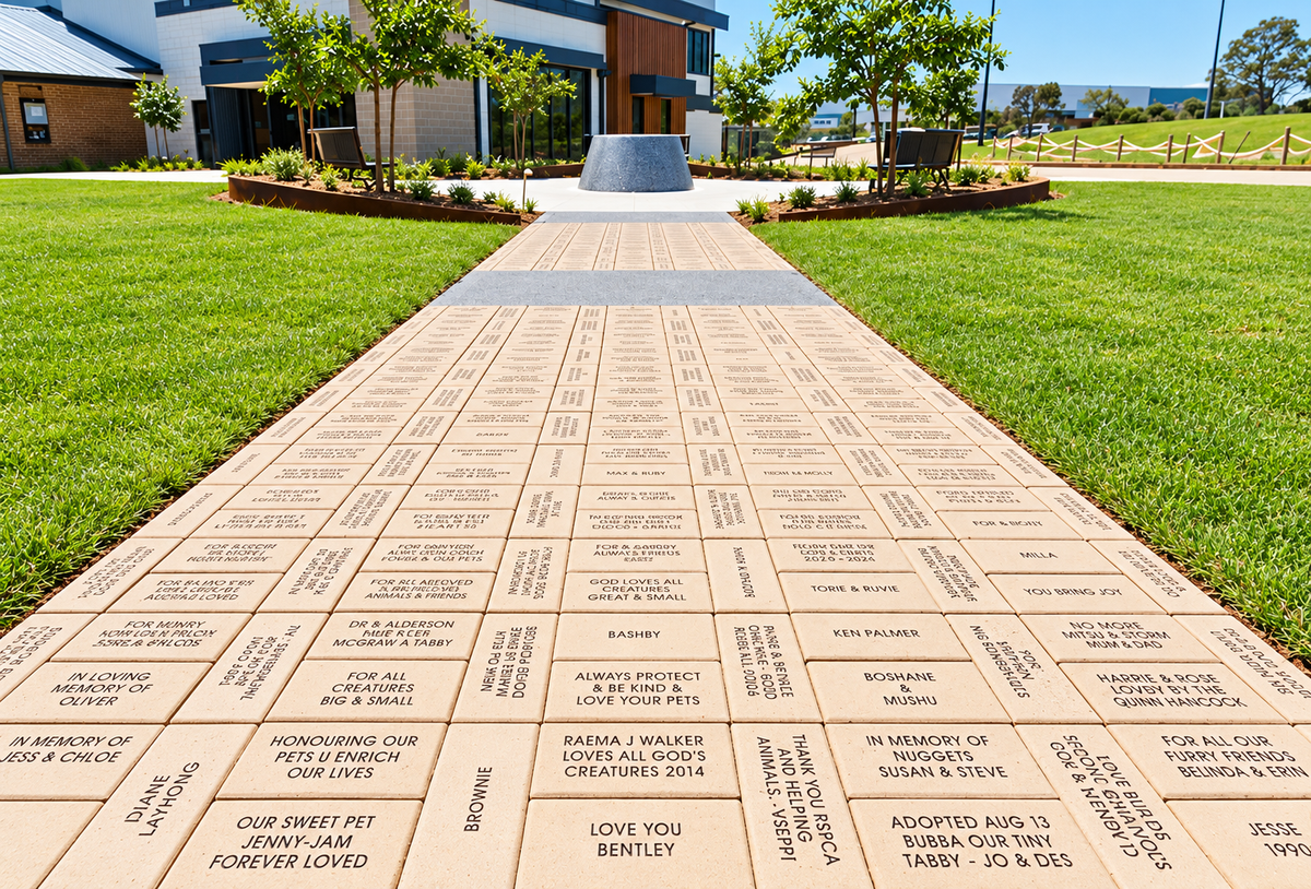 Engraved Paver Fundraising Starter Pack – 5 Personalised Pavers