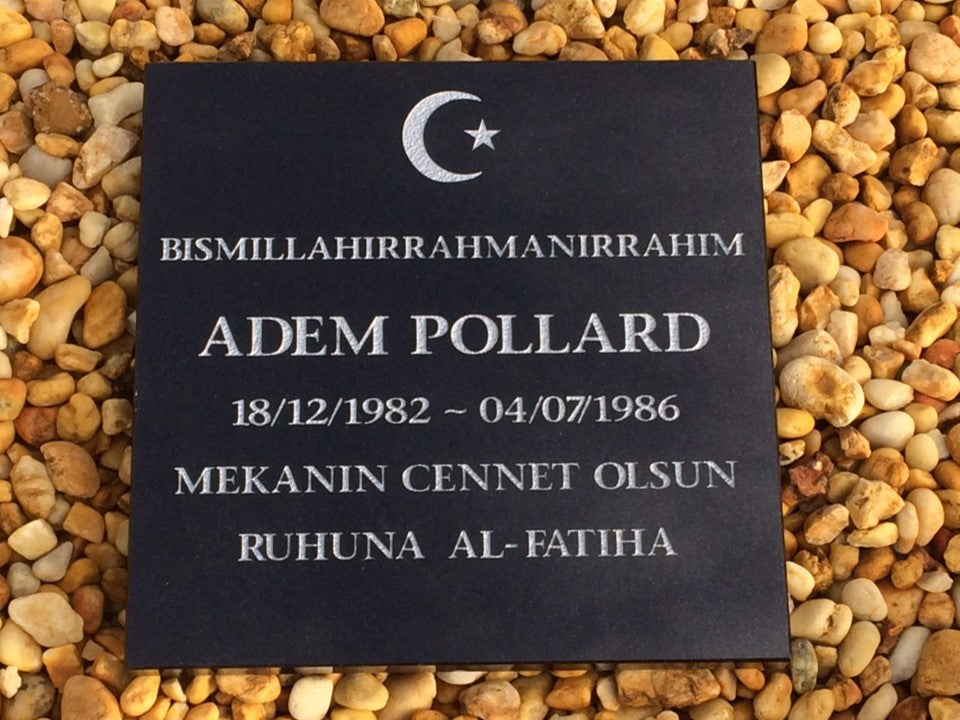 Granite Plaque Memorial for People