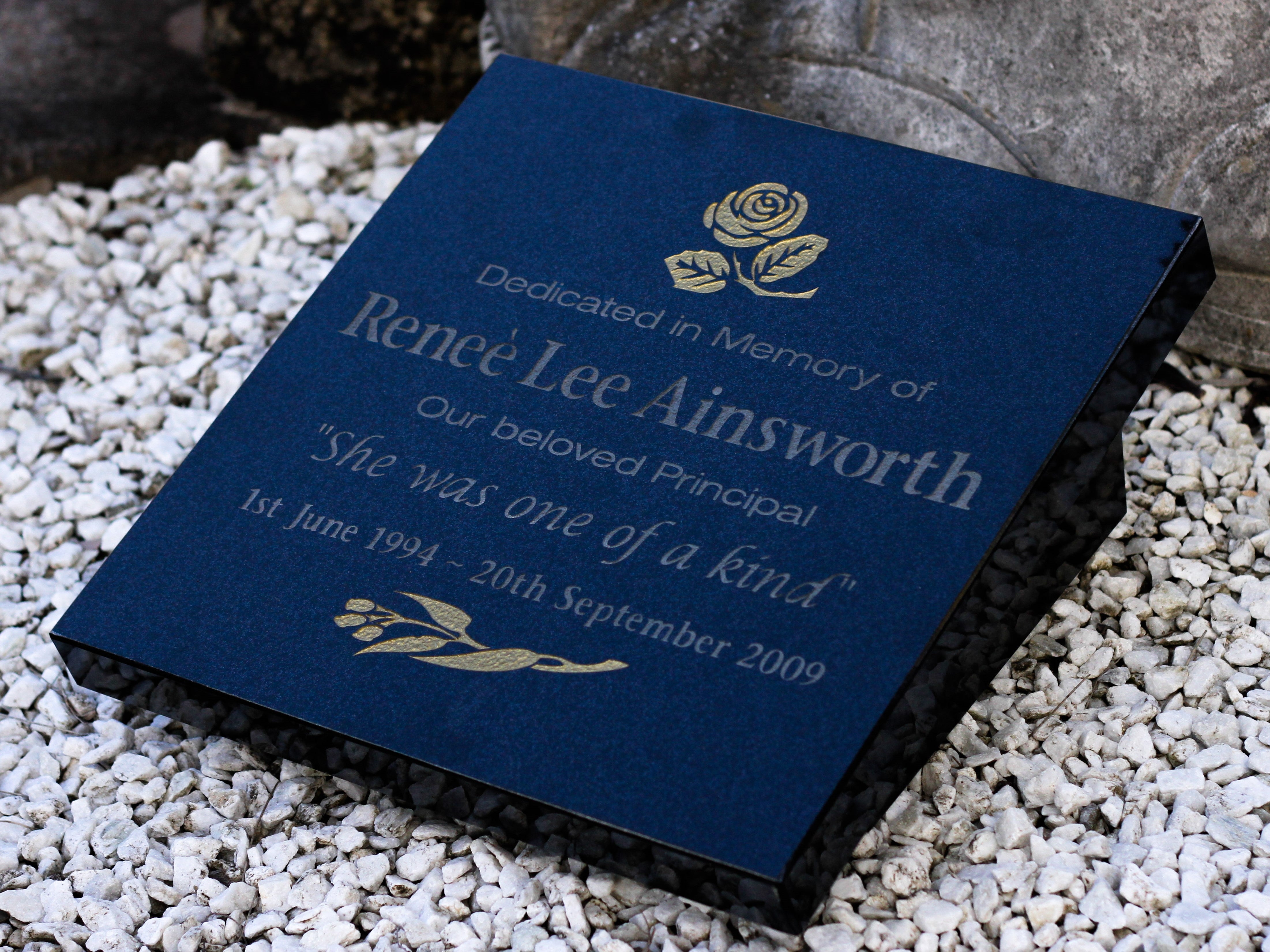 Granite Plaque Memorial for People