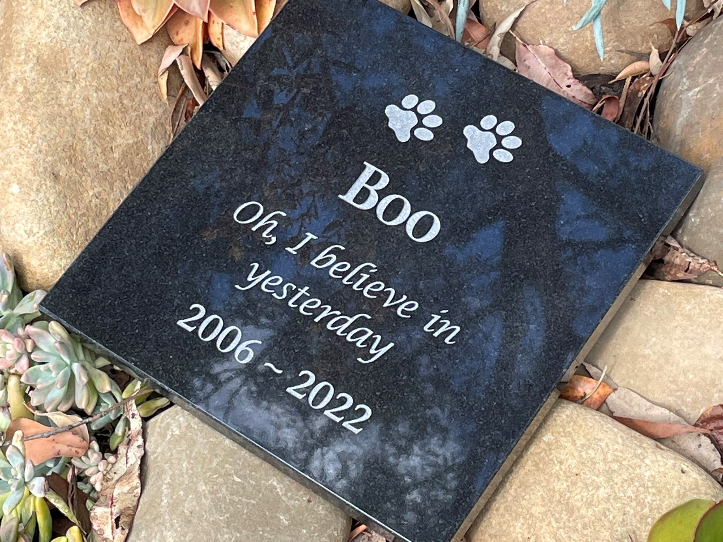 Granite Plaque Pet Memorial