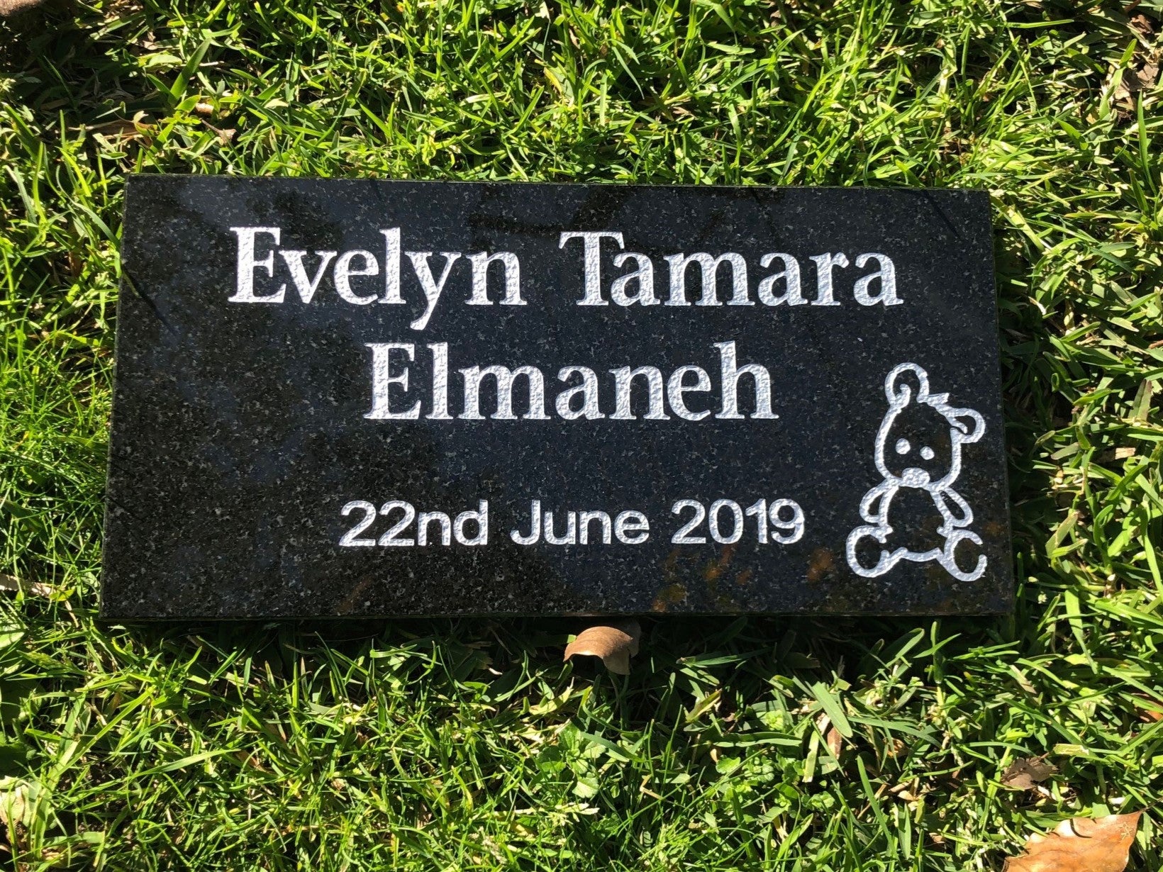 Granite Plaque Memorial for People