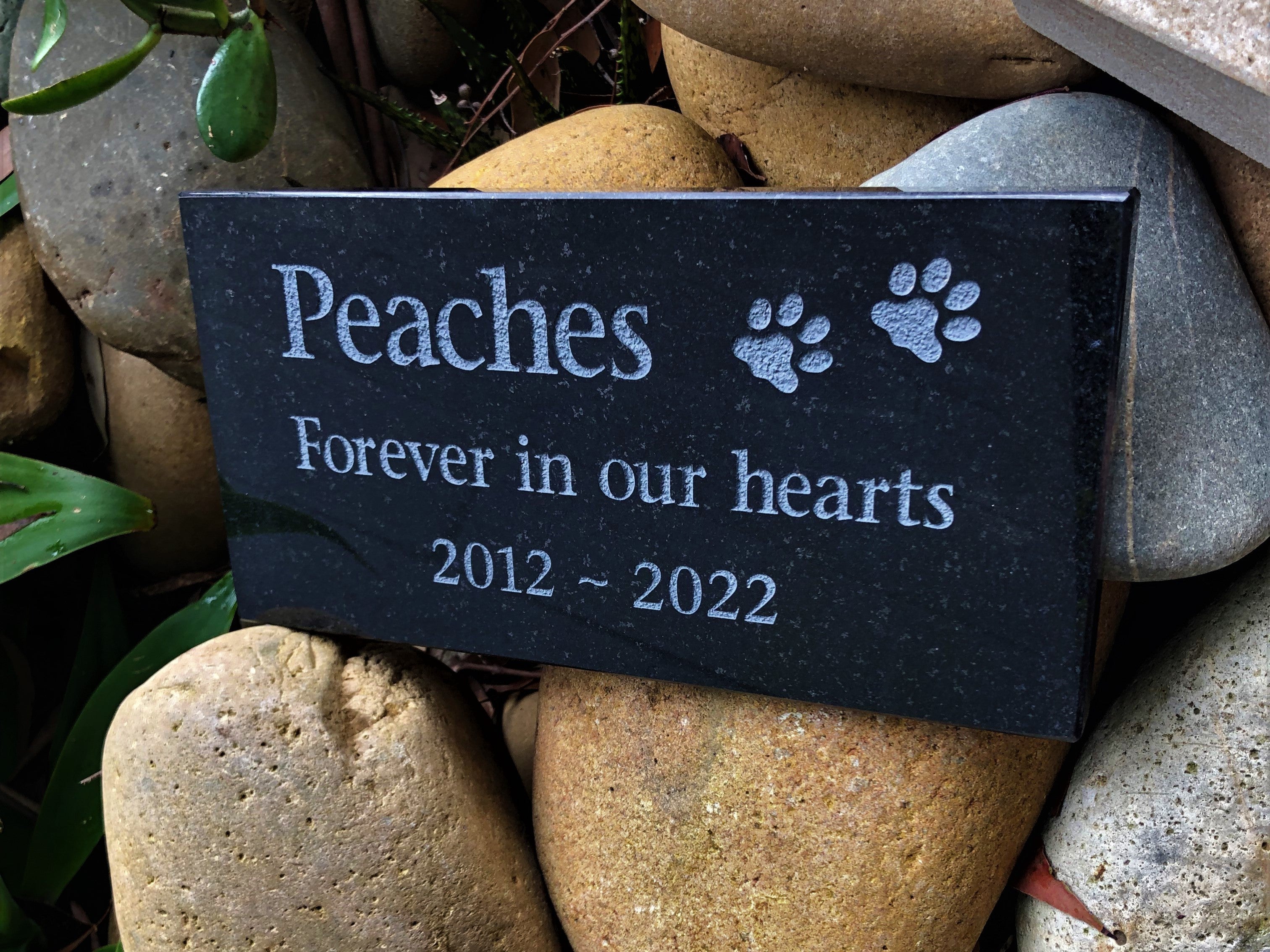 Granite Plaque Pet Memorial