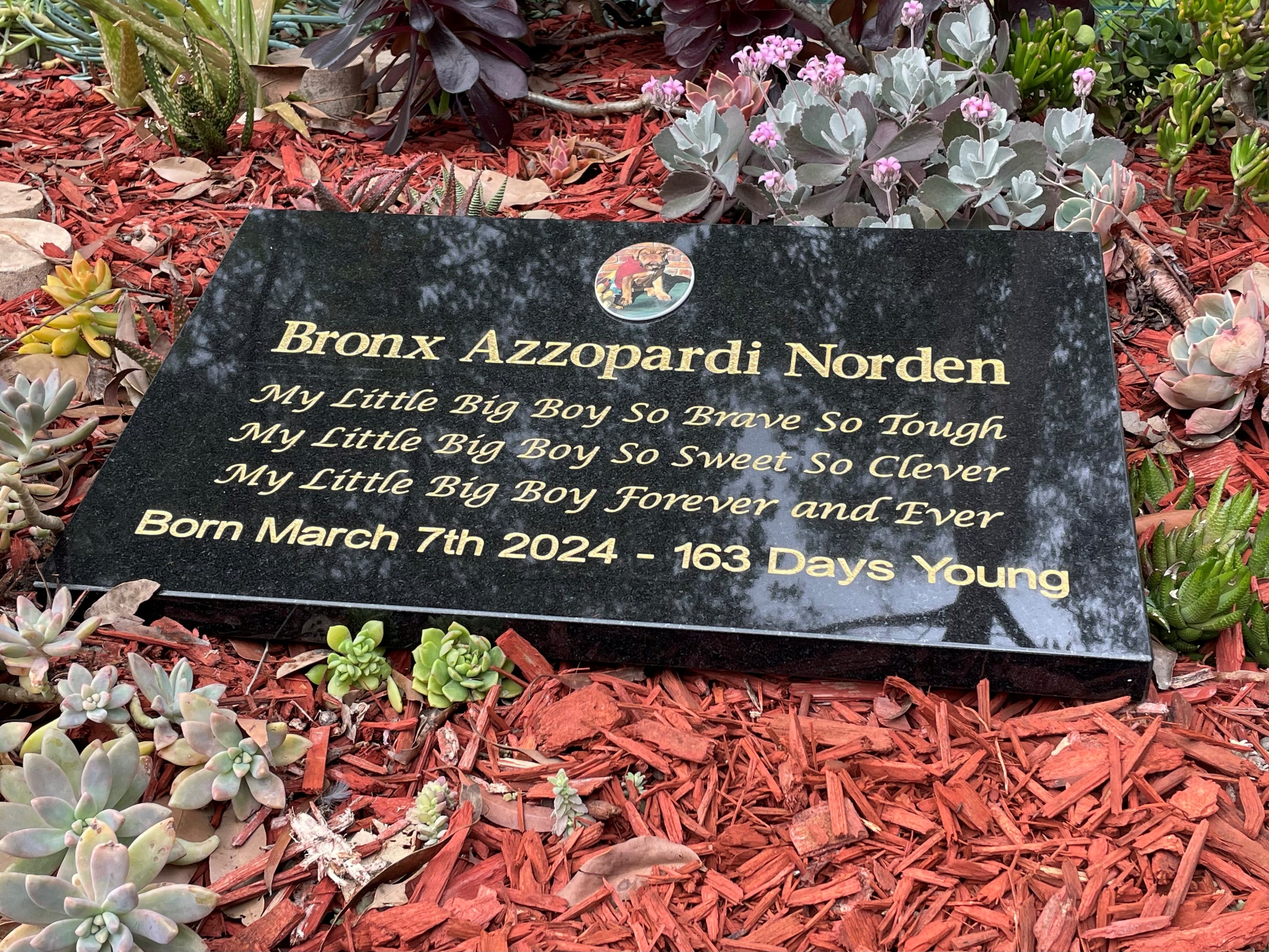 Granite Desk Marker Pet Memorial