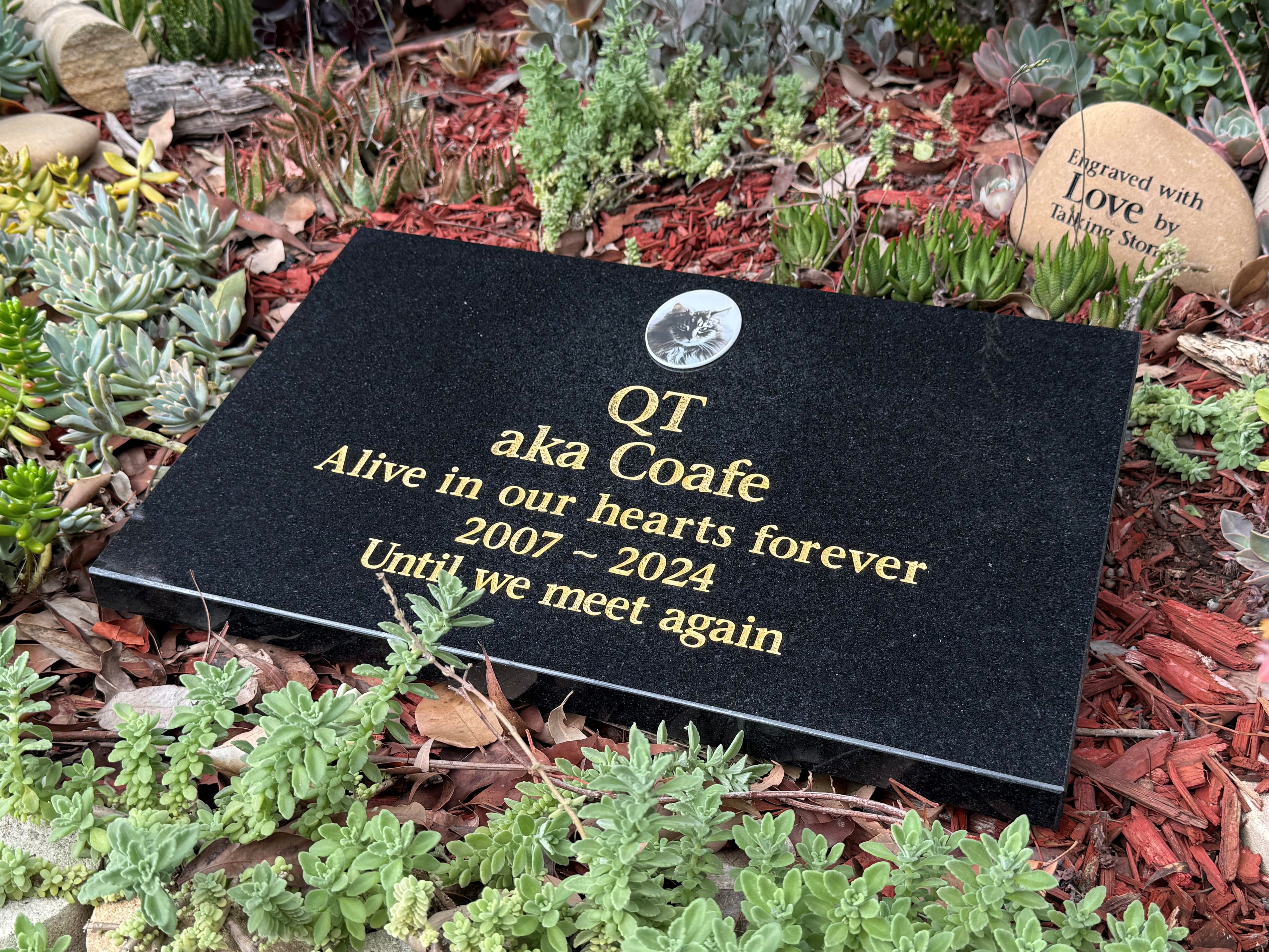 Granite Desk Marker Pet Memorial