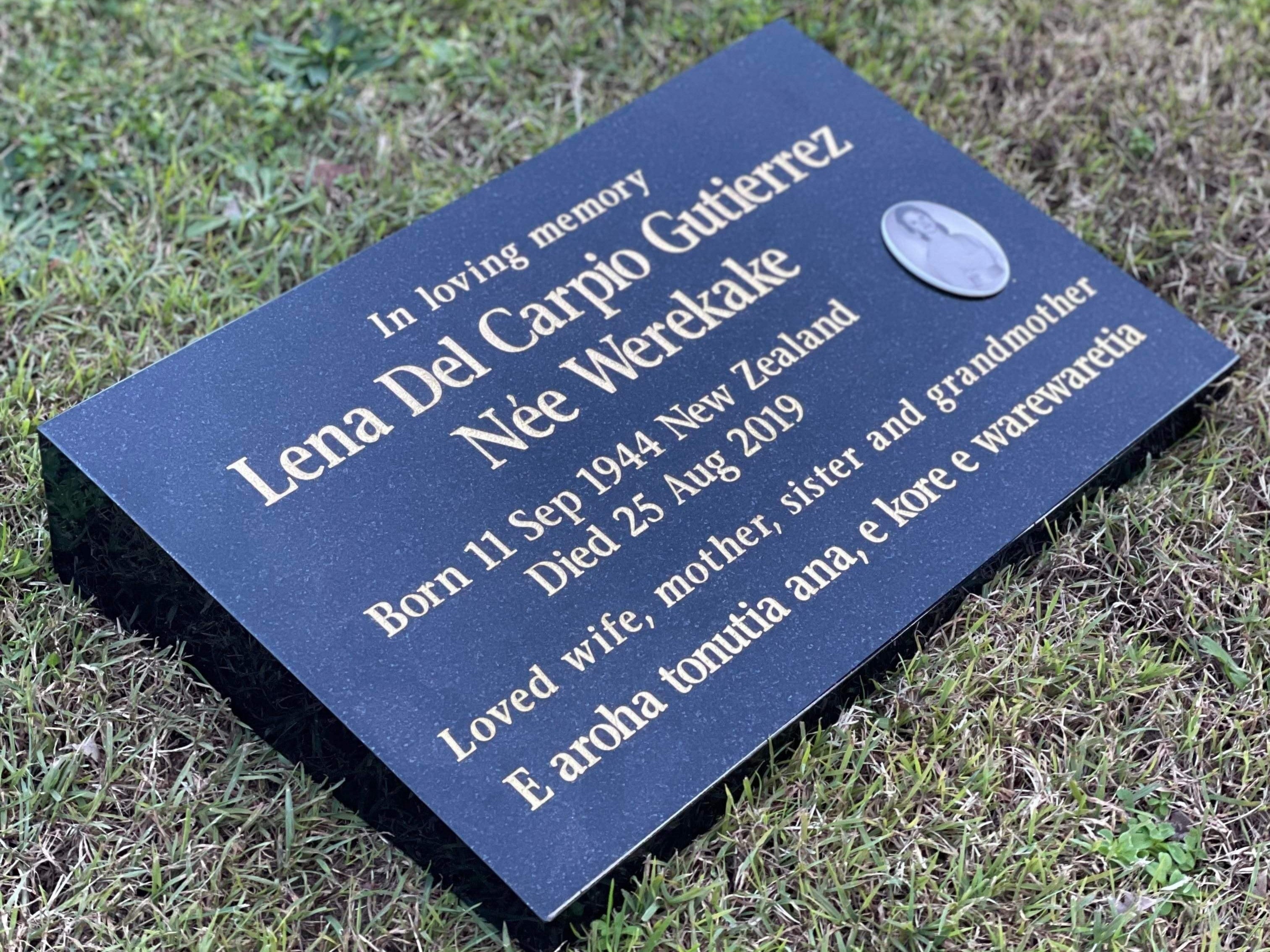 Granite Desk Marker Memorial For People