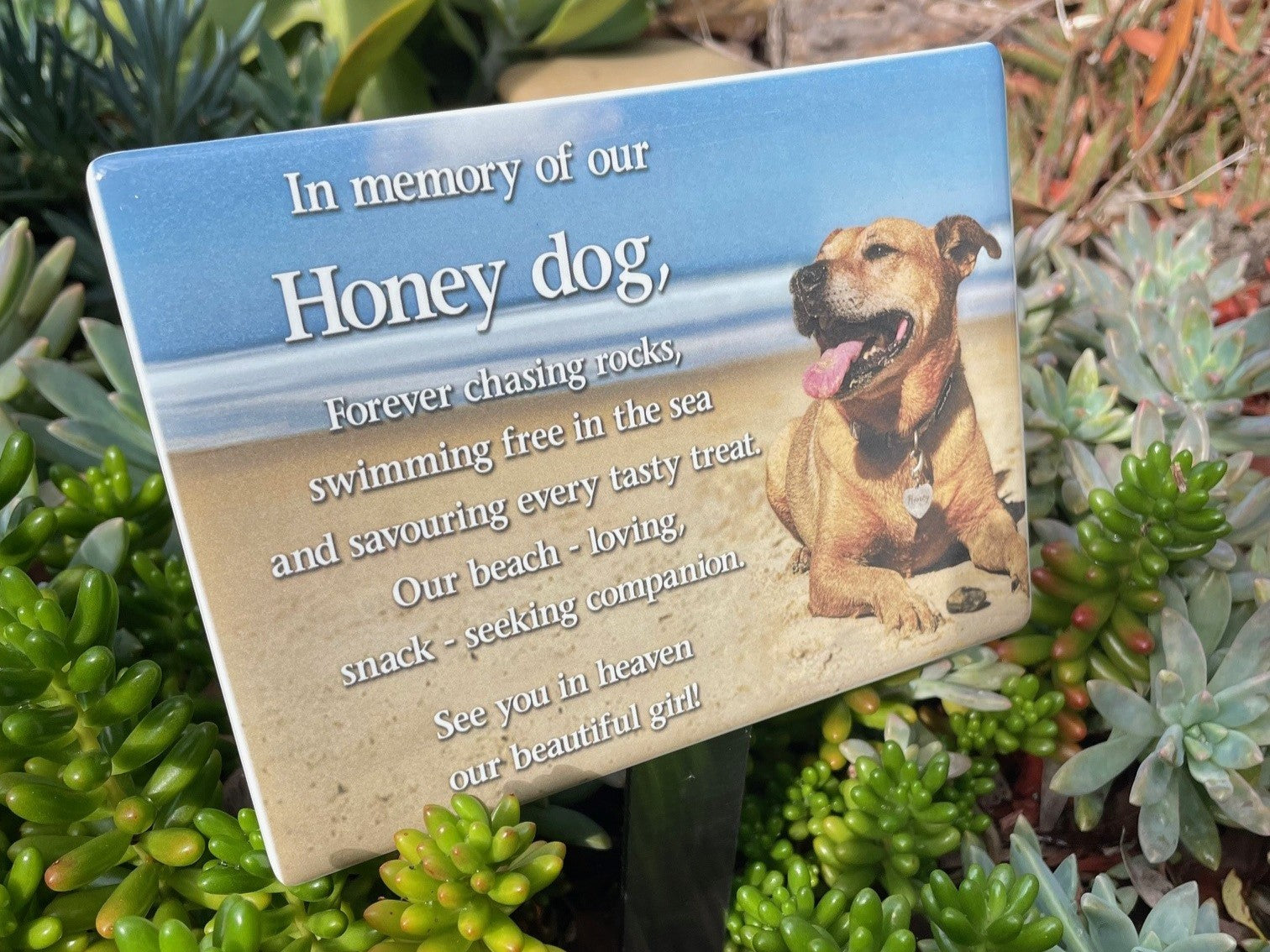 Garden Stake Pet Memorial