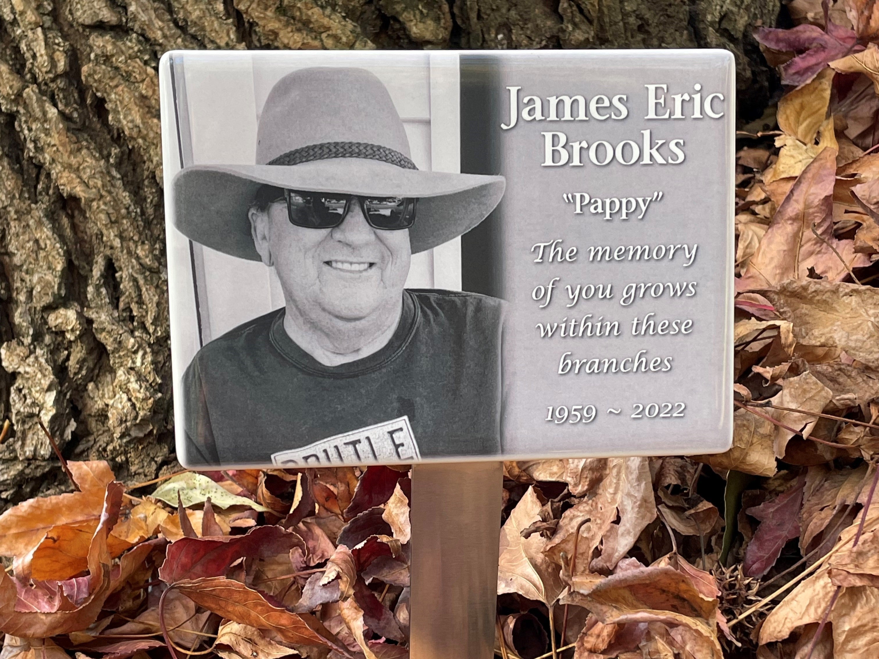 Garden Stake Memorial For People
