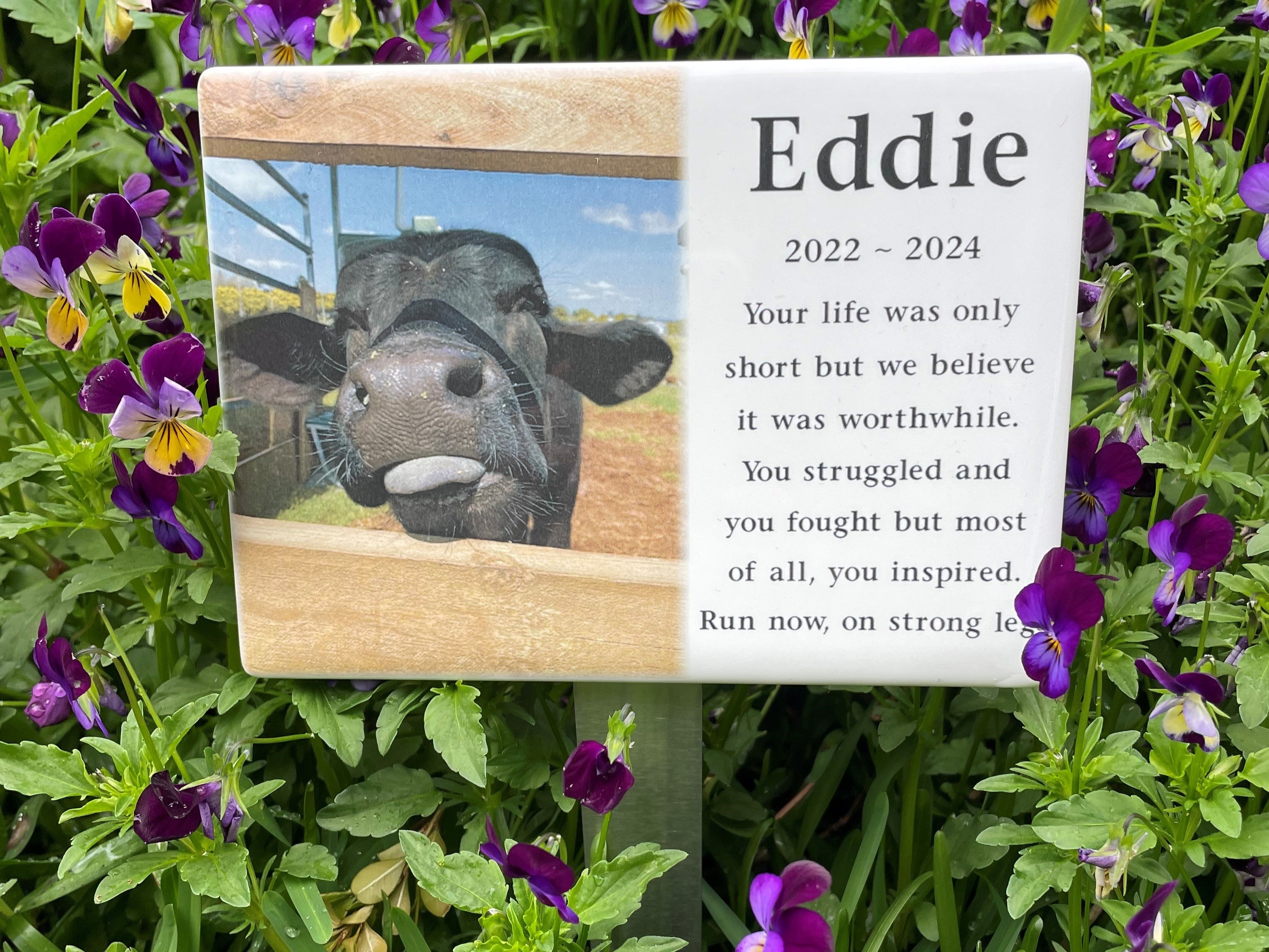 Garden Stake Pet Memorial