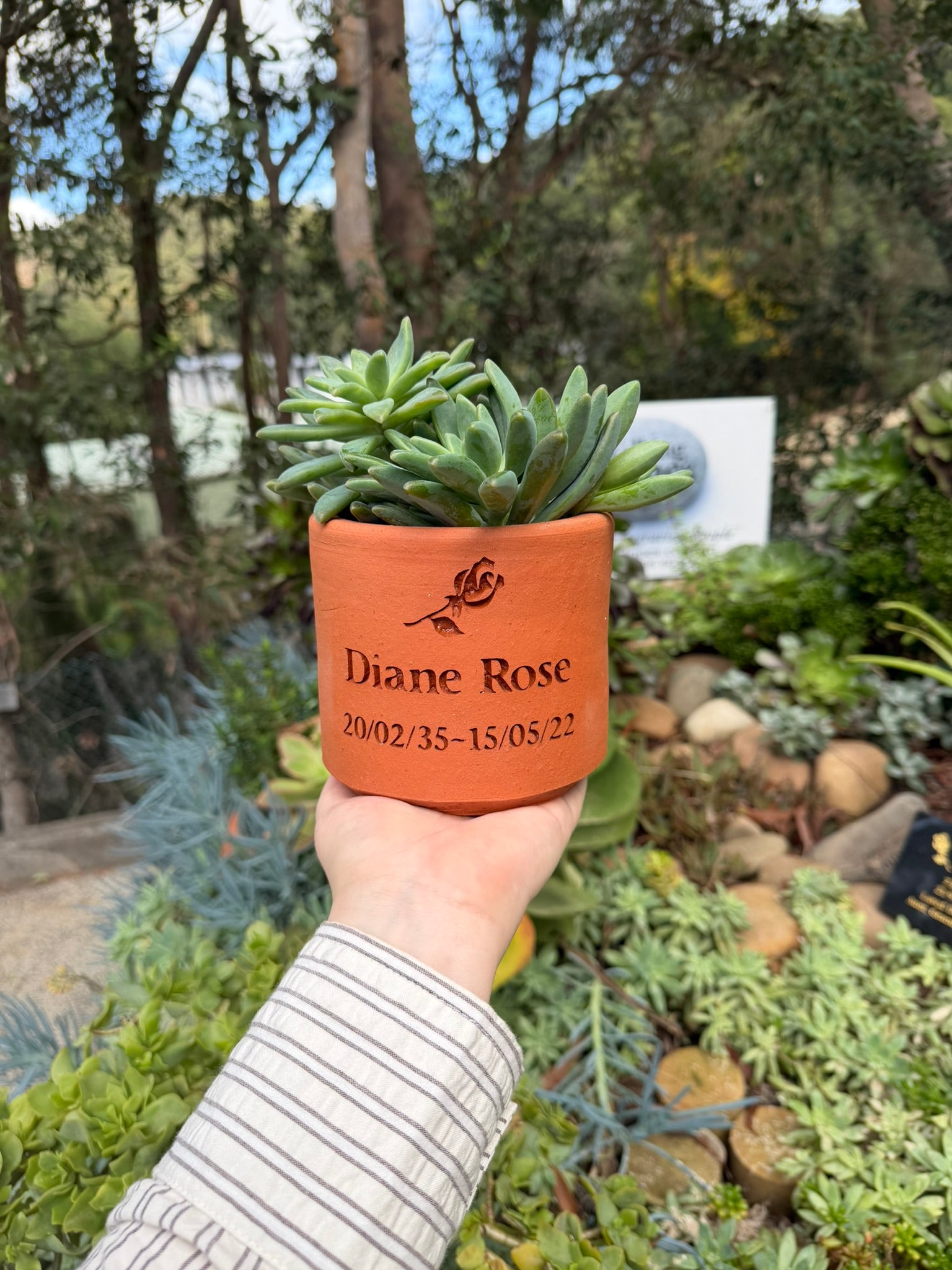 Plant Pot Memorial for People - Small