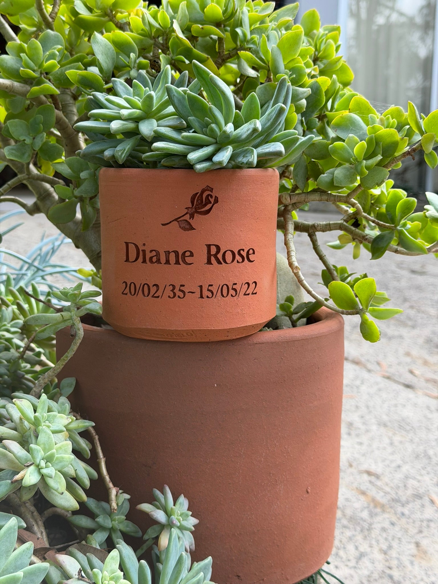 Plant Pot Memorial for People - Small