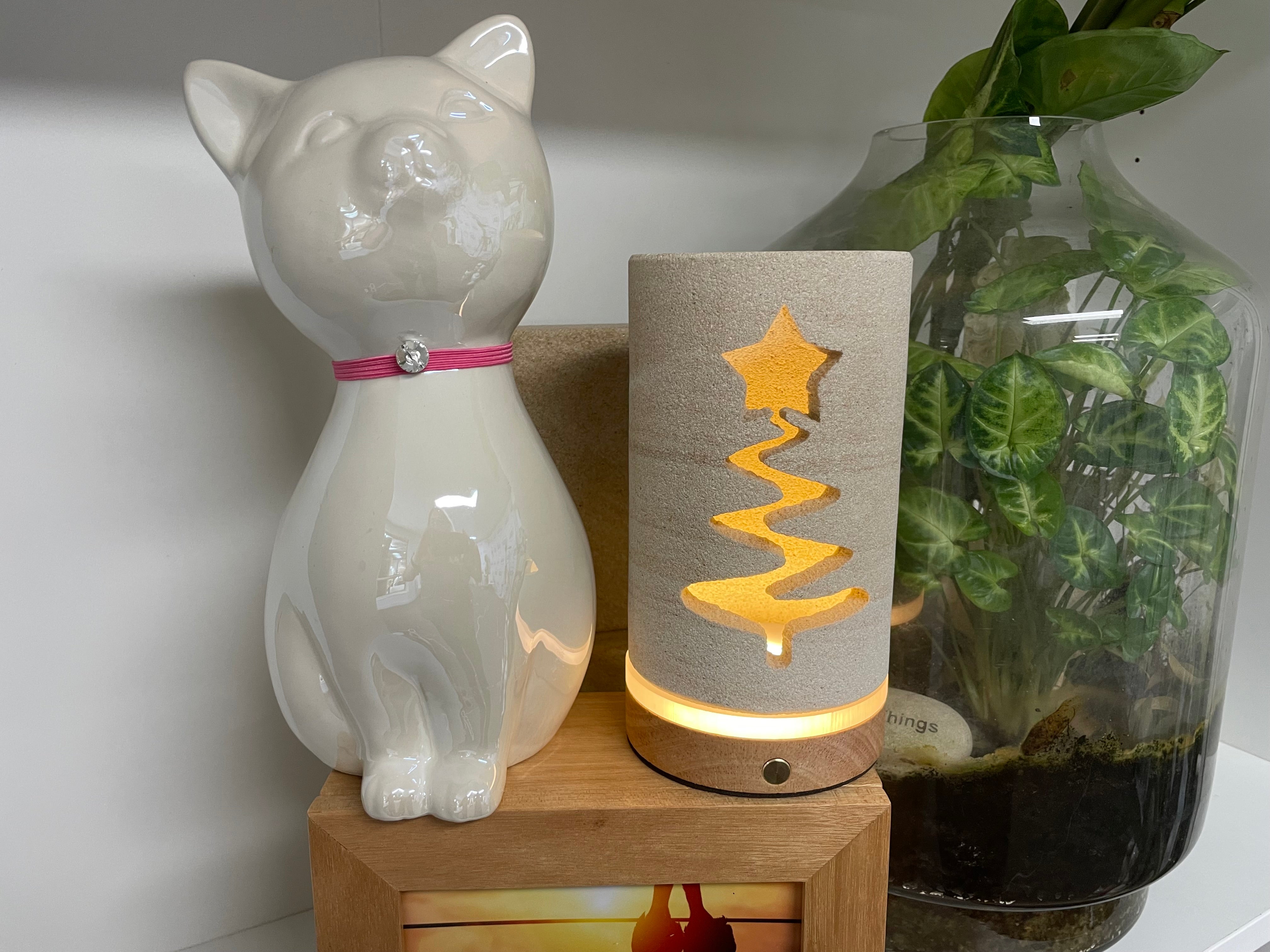 Forever Glow Sandstone Christmas Lantern - FREE GIFT INCLUDED!