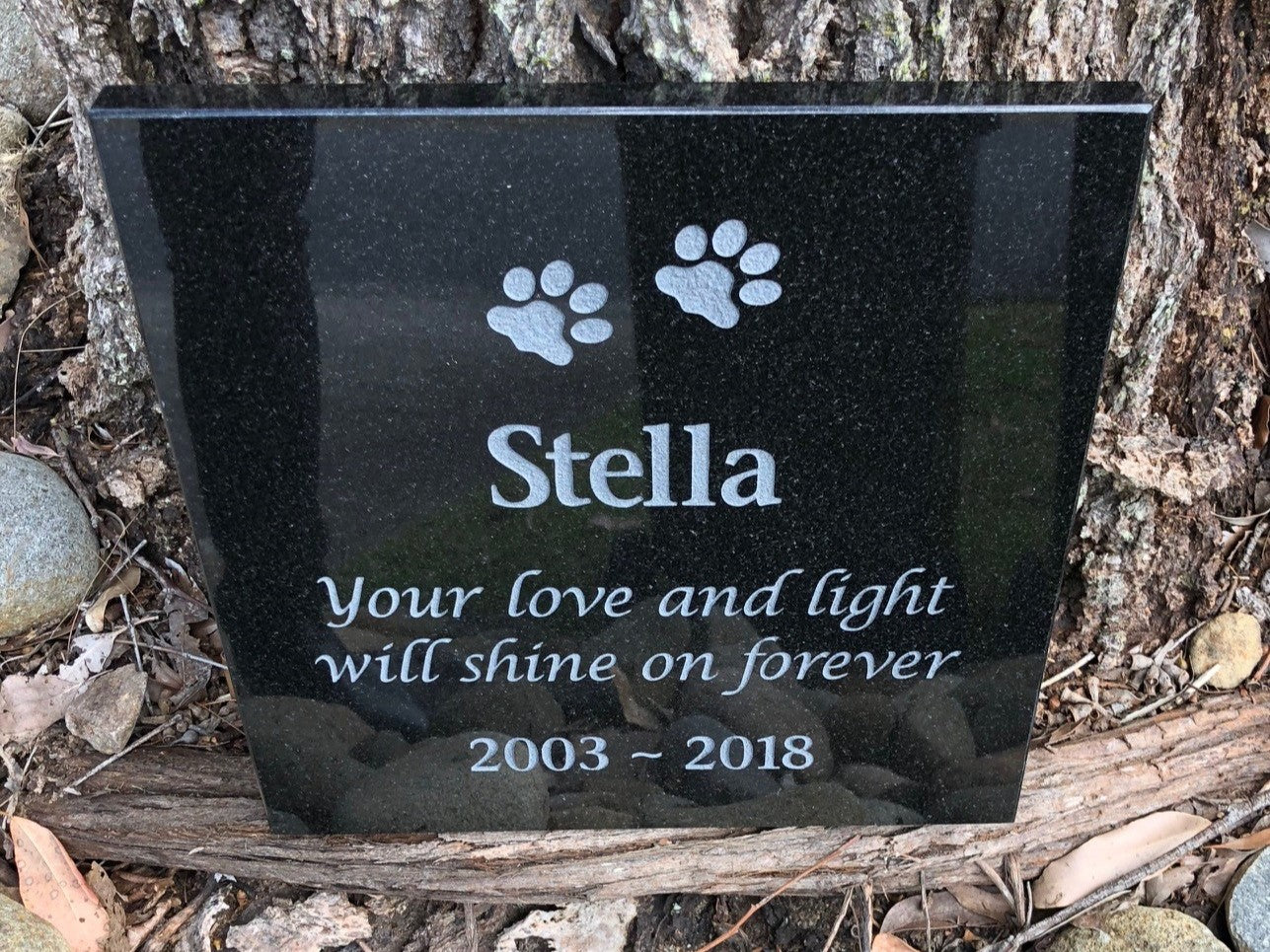 Granite Plaque Pet Memorial