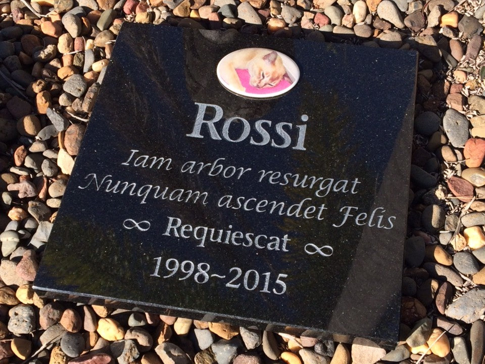 Granite Plaque Pet Memorial