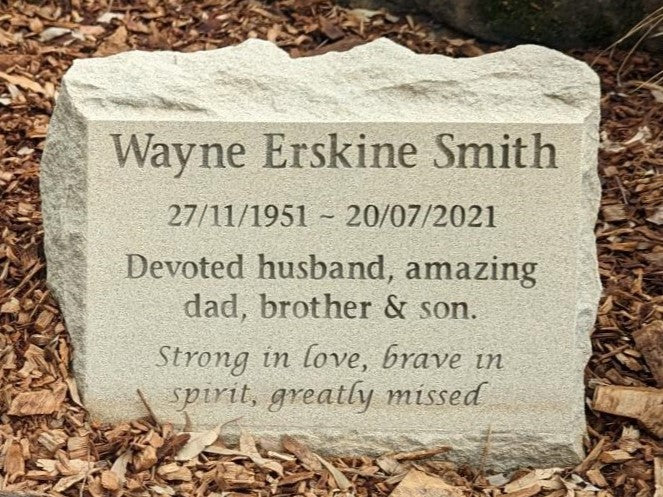 Natural Sandstone Burial Marker for People