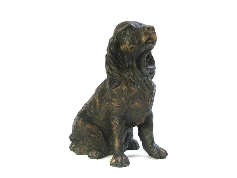 Cast Resin Dog Figurine Memorial Urn - Cocker Spaniel