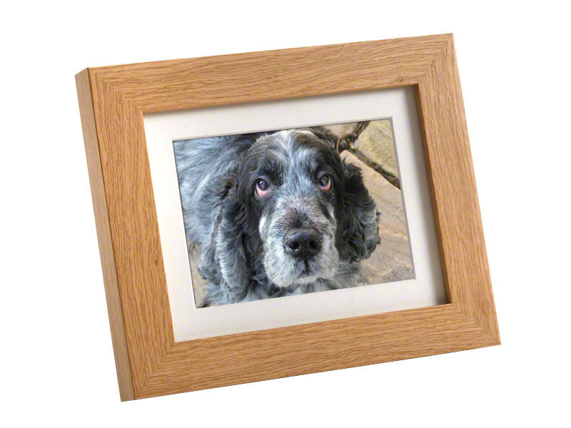 Tribute Oak Photo Frame Pet Urn