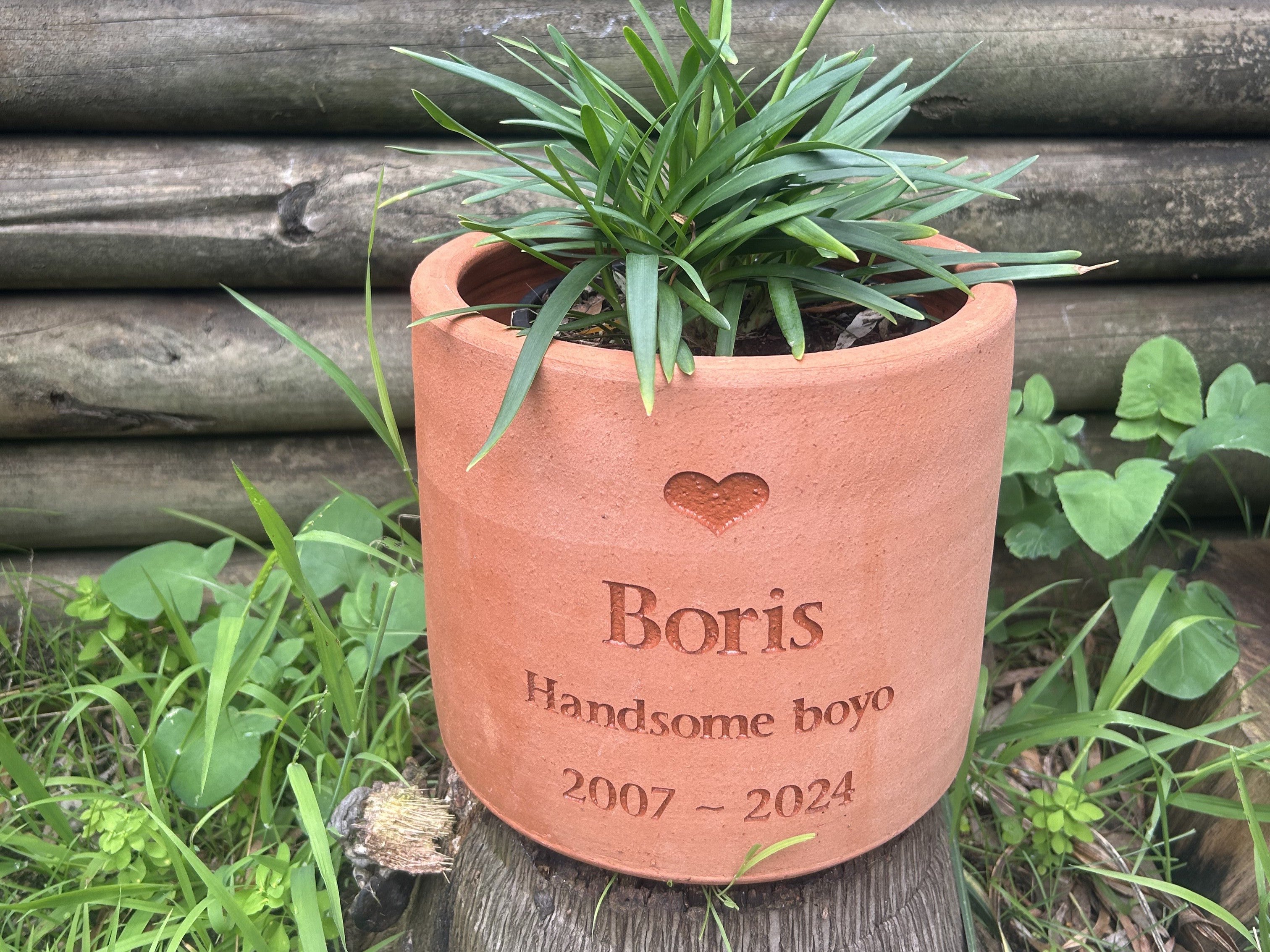inscription plant pot Plant Pot Pet Memorial
