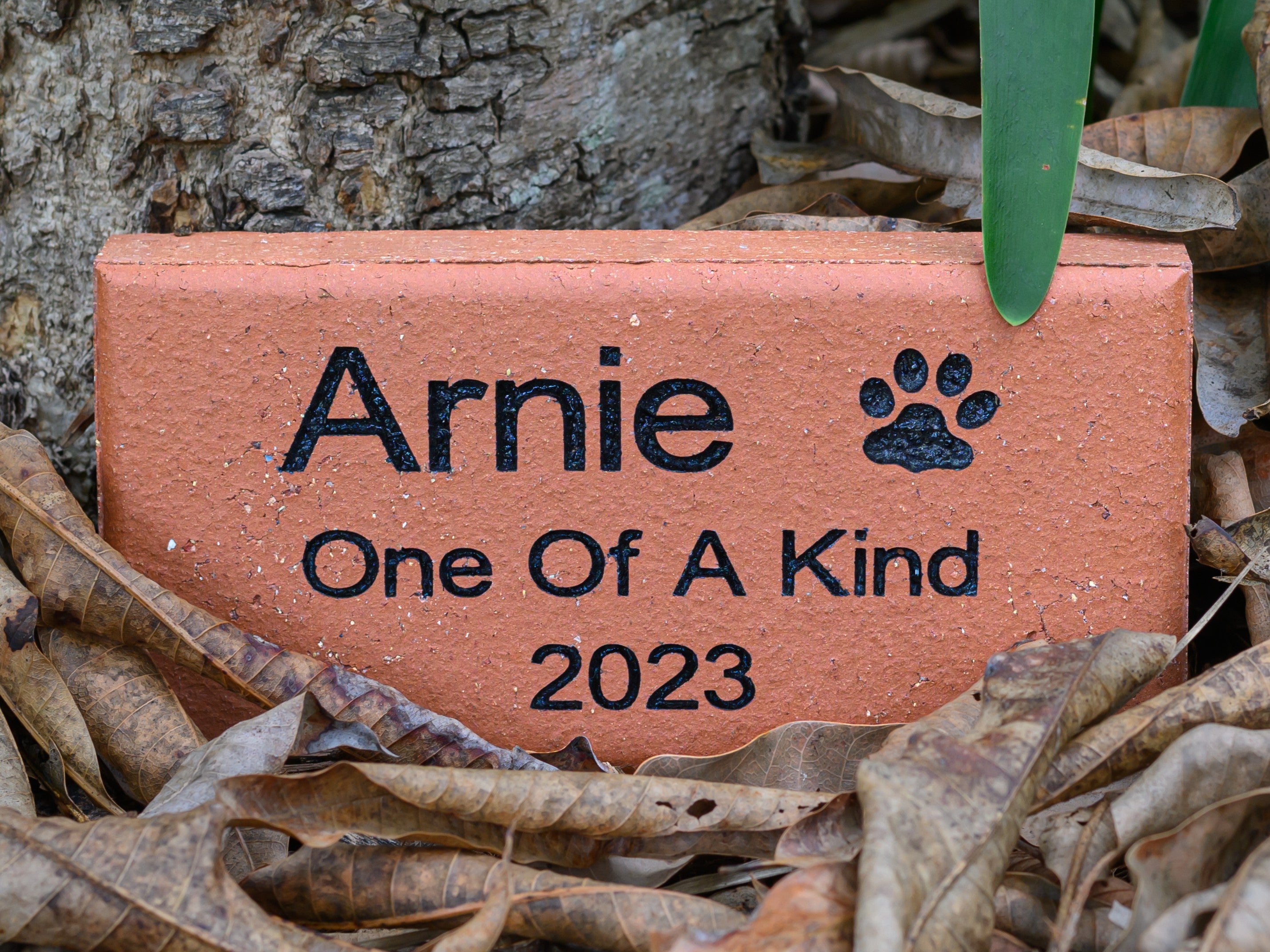 Clay Paver Pet Memorial