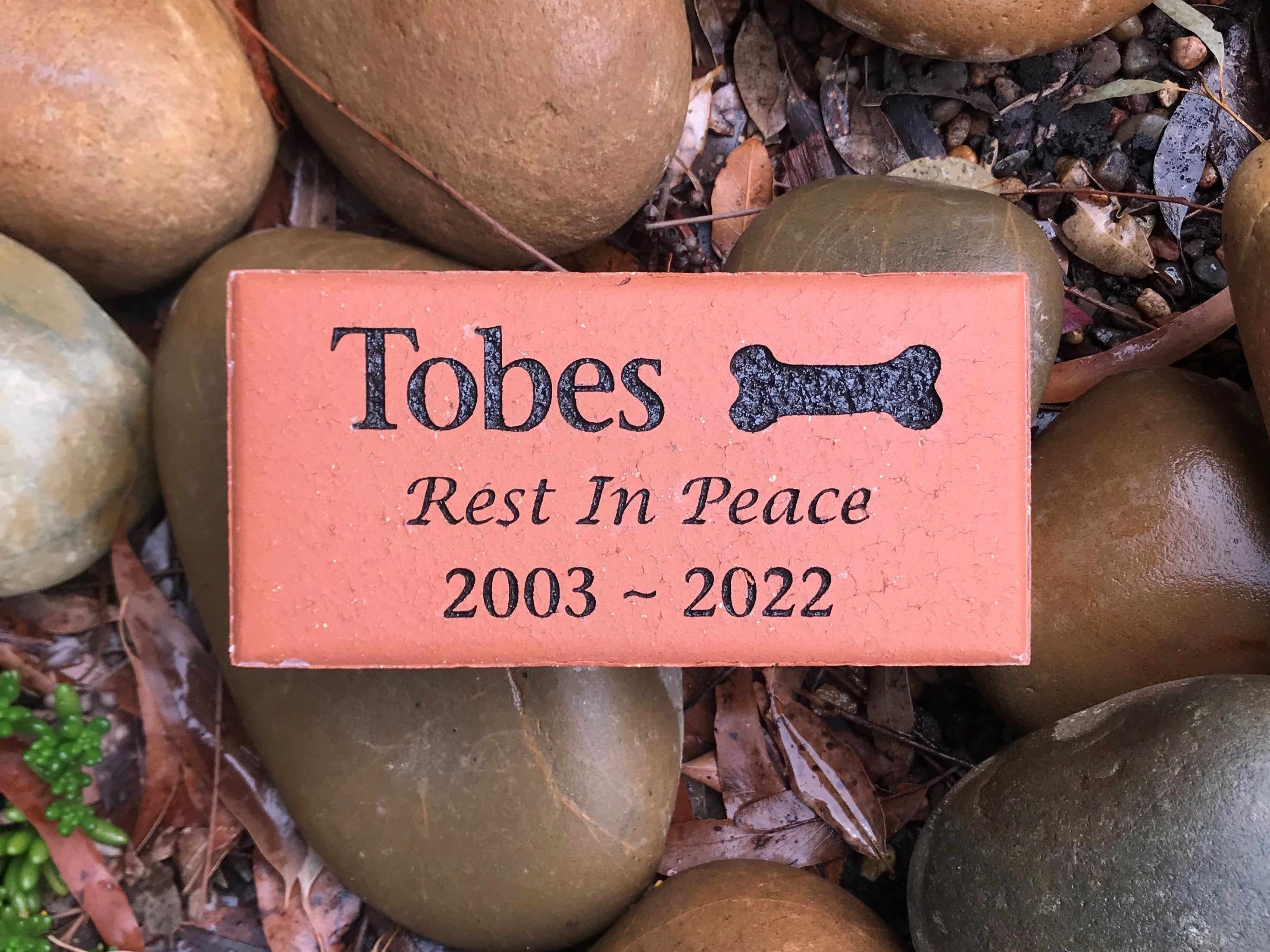 Clay Paver Pet Memorial