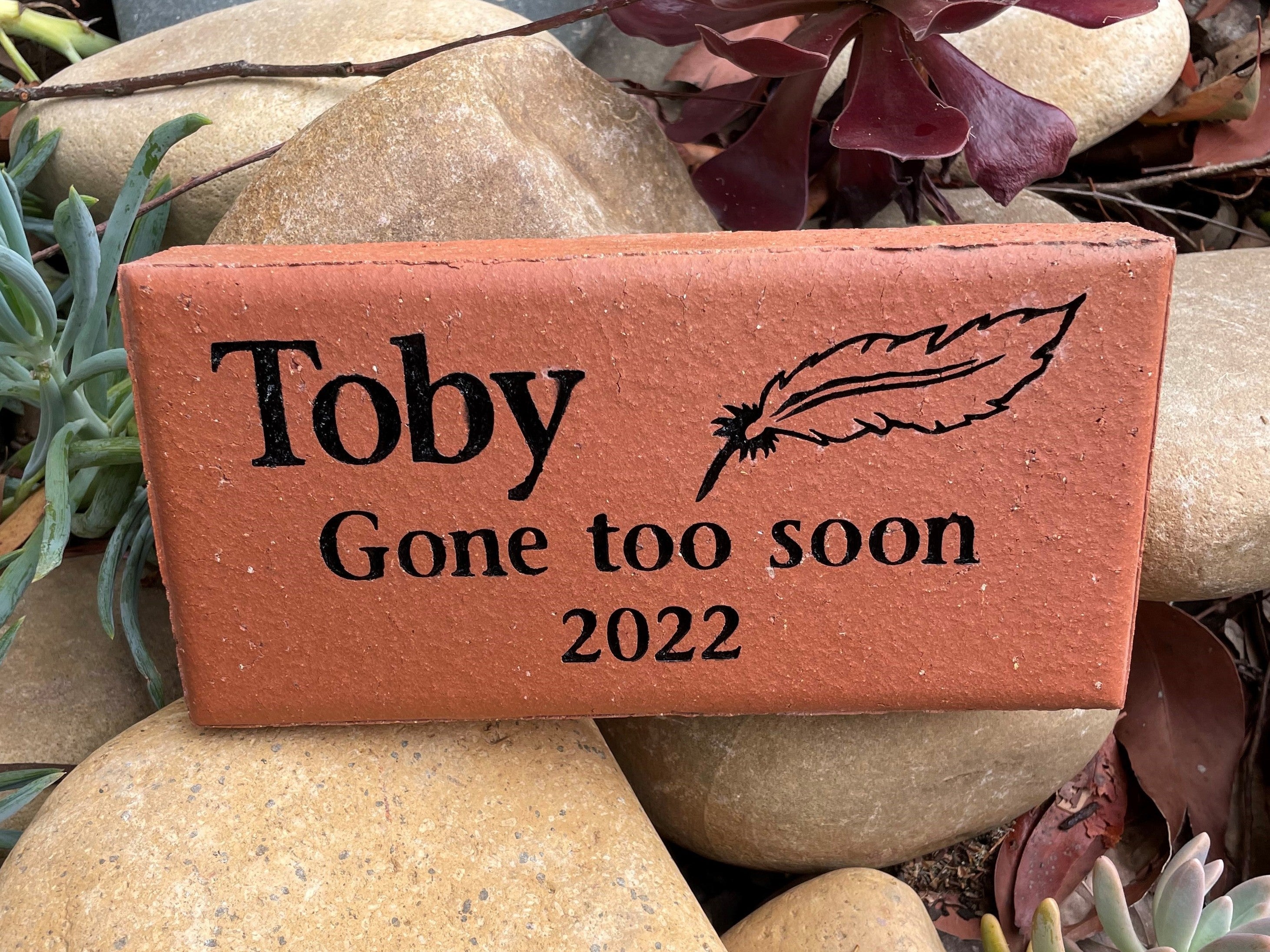 Clay Paver Pet Memorial