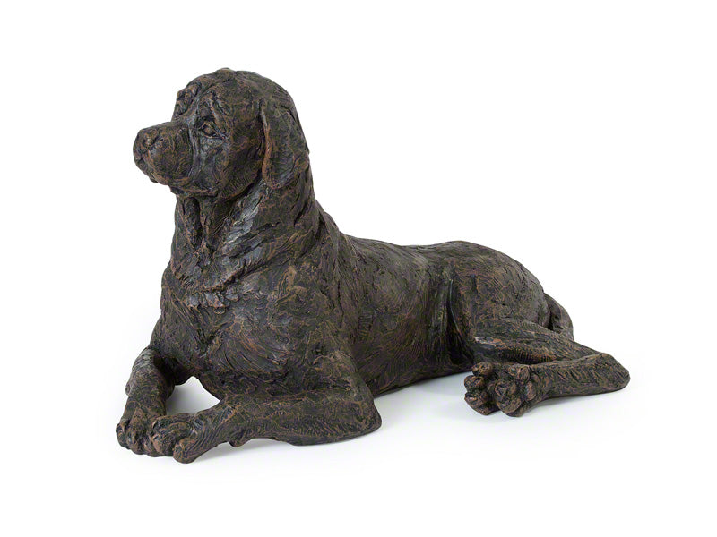 Cast Resin Dog Figurine Memorial Urn - Rottweiller