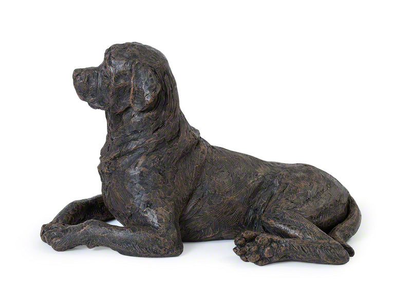 Cast Resin Dog Figurine Memorial Urn - Rottweiller