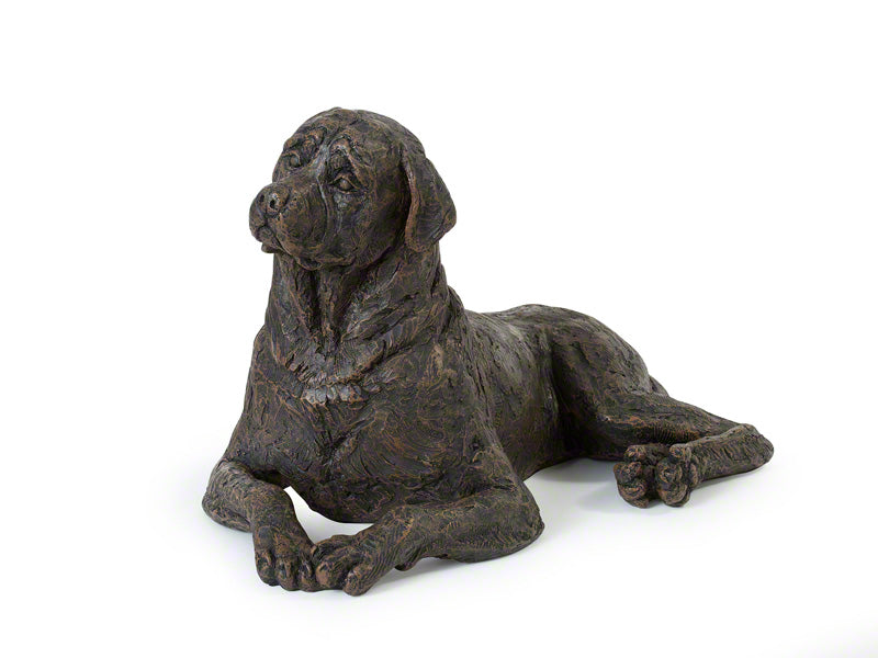 Cast Resin Dog Figurine Memorial Urn - Rottweiller