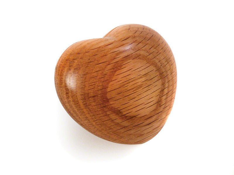 Natural Oak Tribute Heart Keepsake