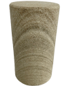 Smooth Sandstone Cylinder with Receptacle Memorial For People