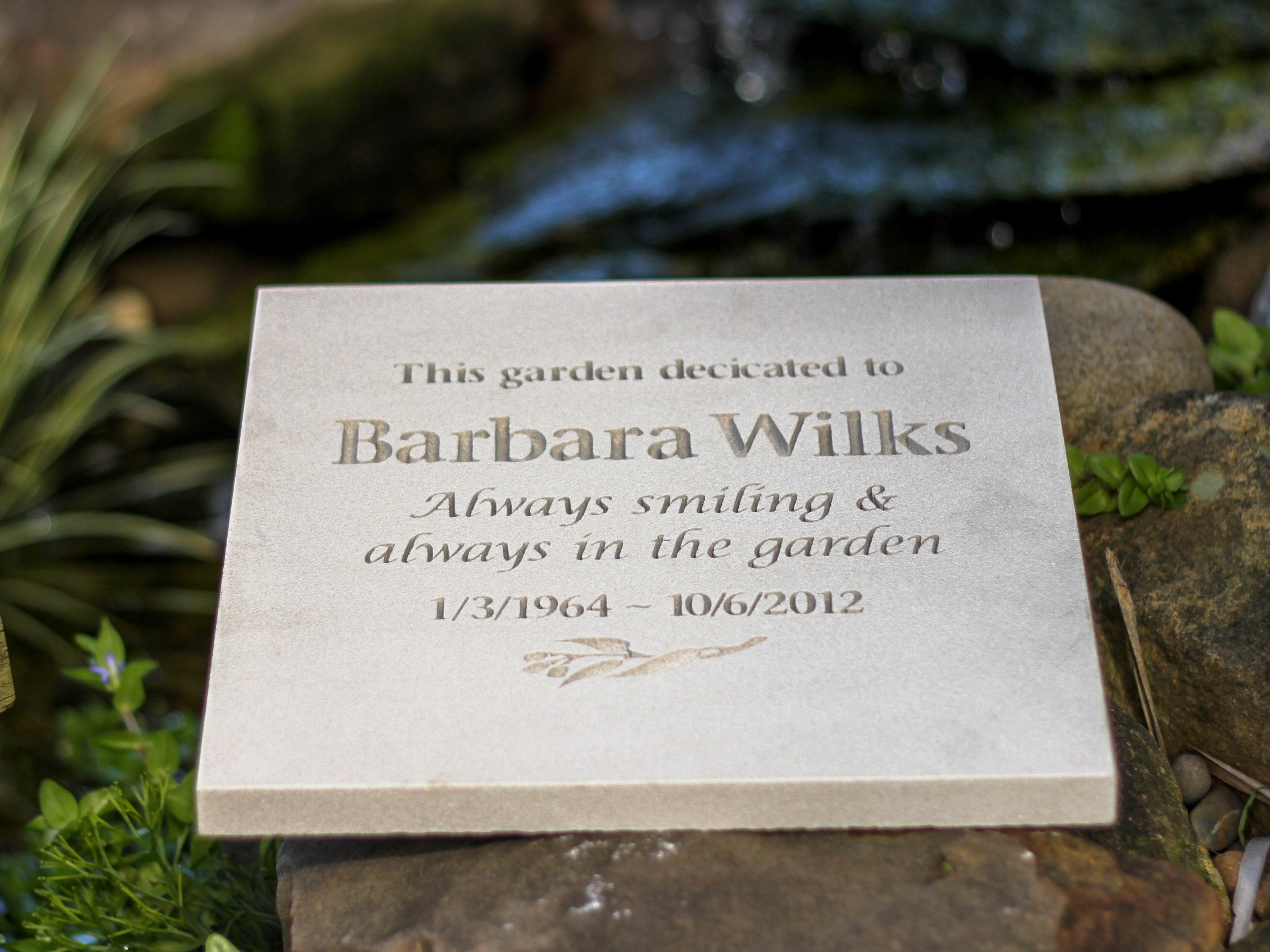 Sandstone Plaque Memorial for People
