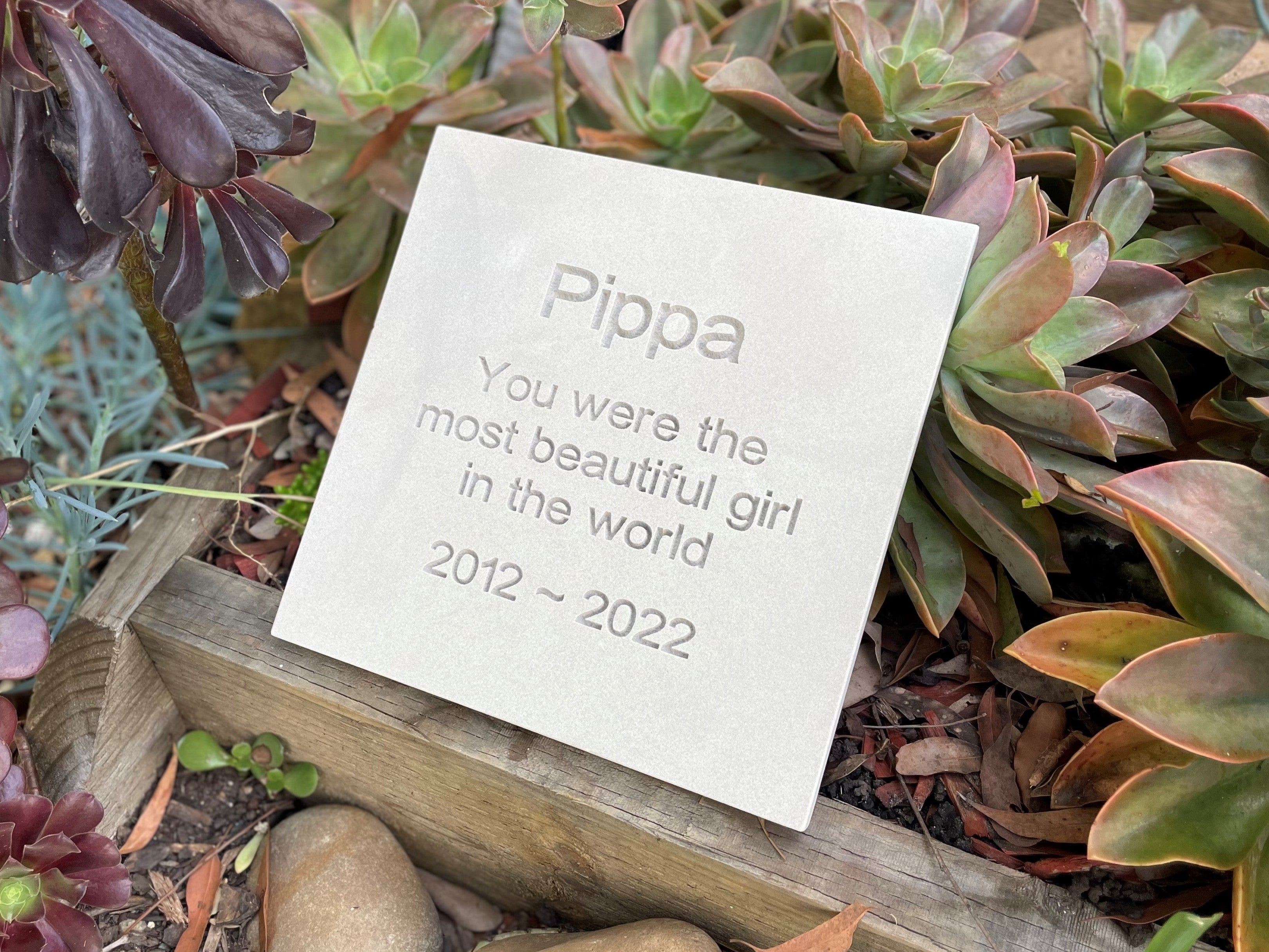 Sandstone Plaque Pet Memorial