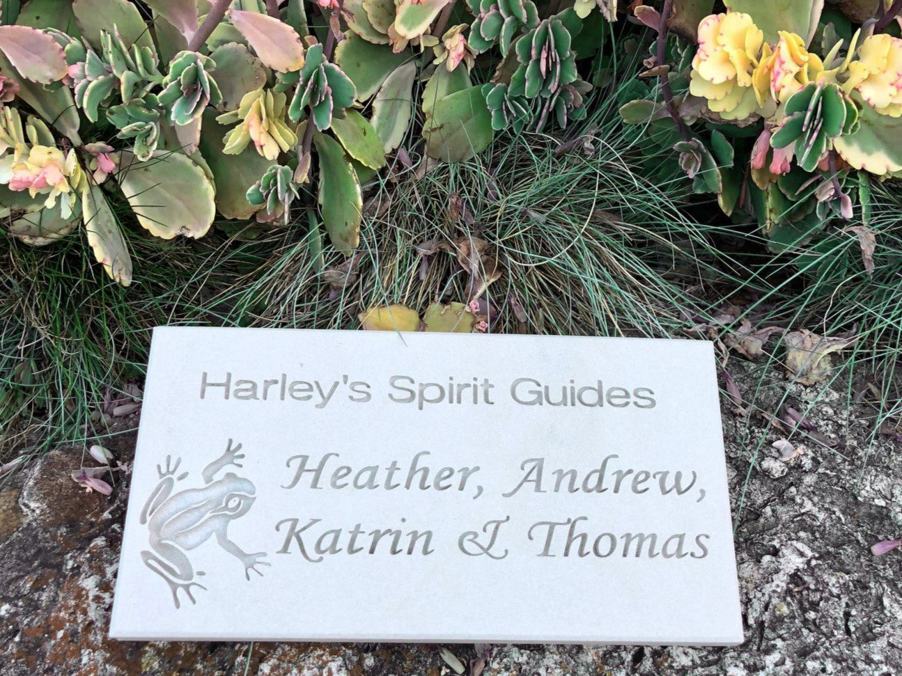 Sandstone Plaque Memorial for People