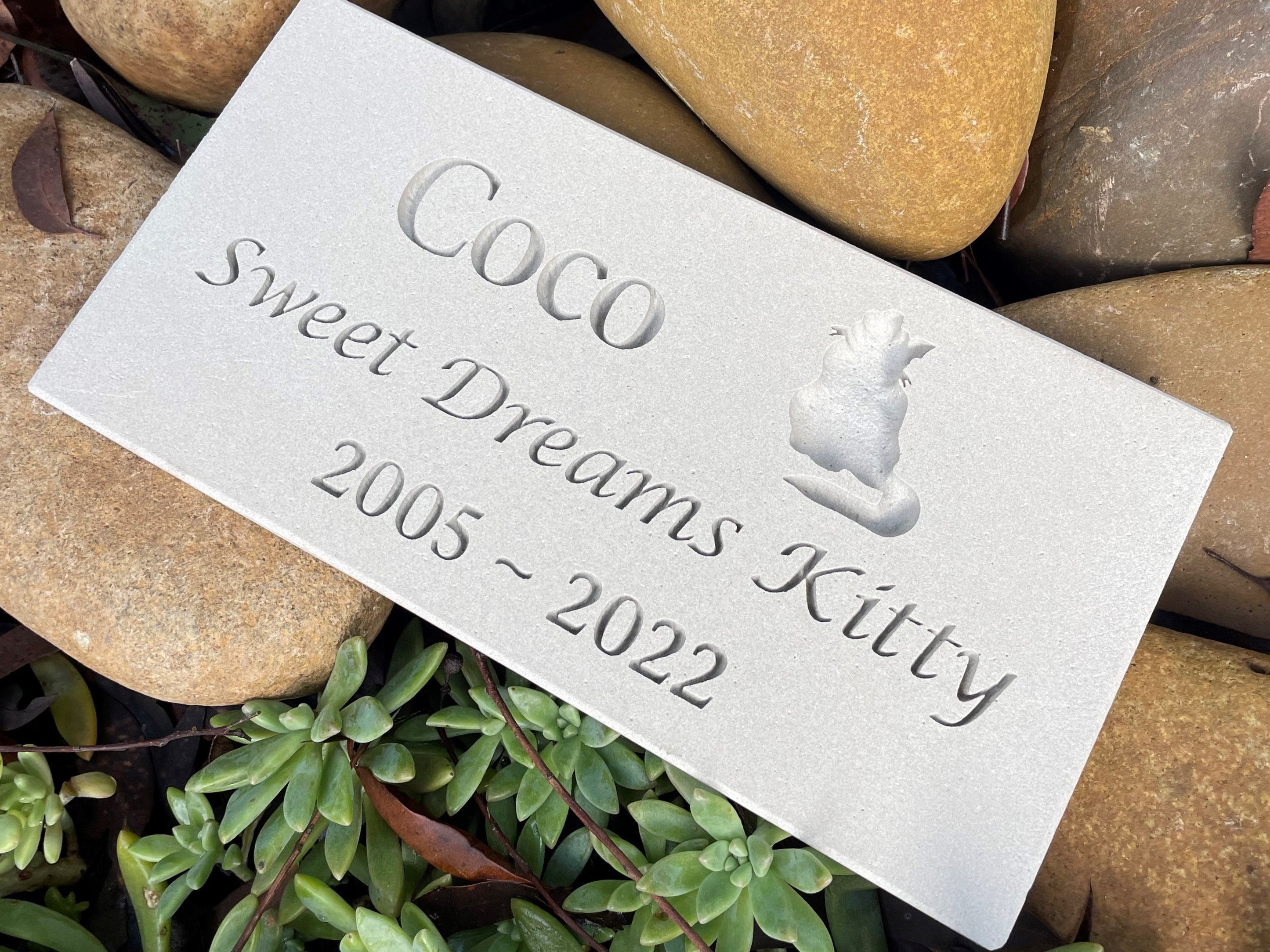 Sandstone Plaque Pet Memorial
