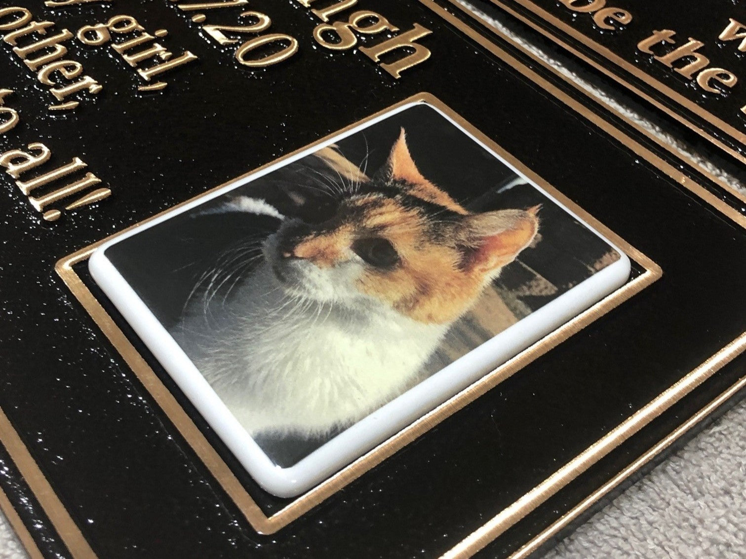 Bronze Plaque Pet Memorial