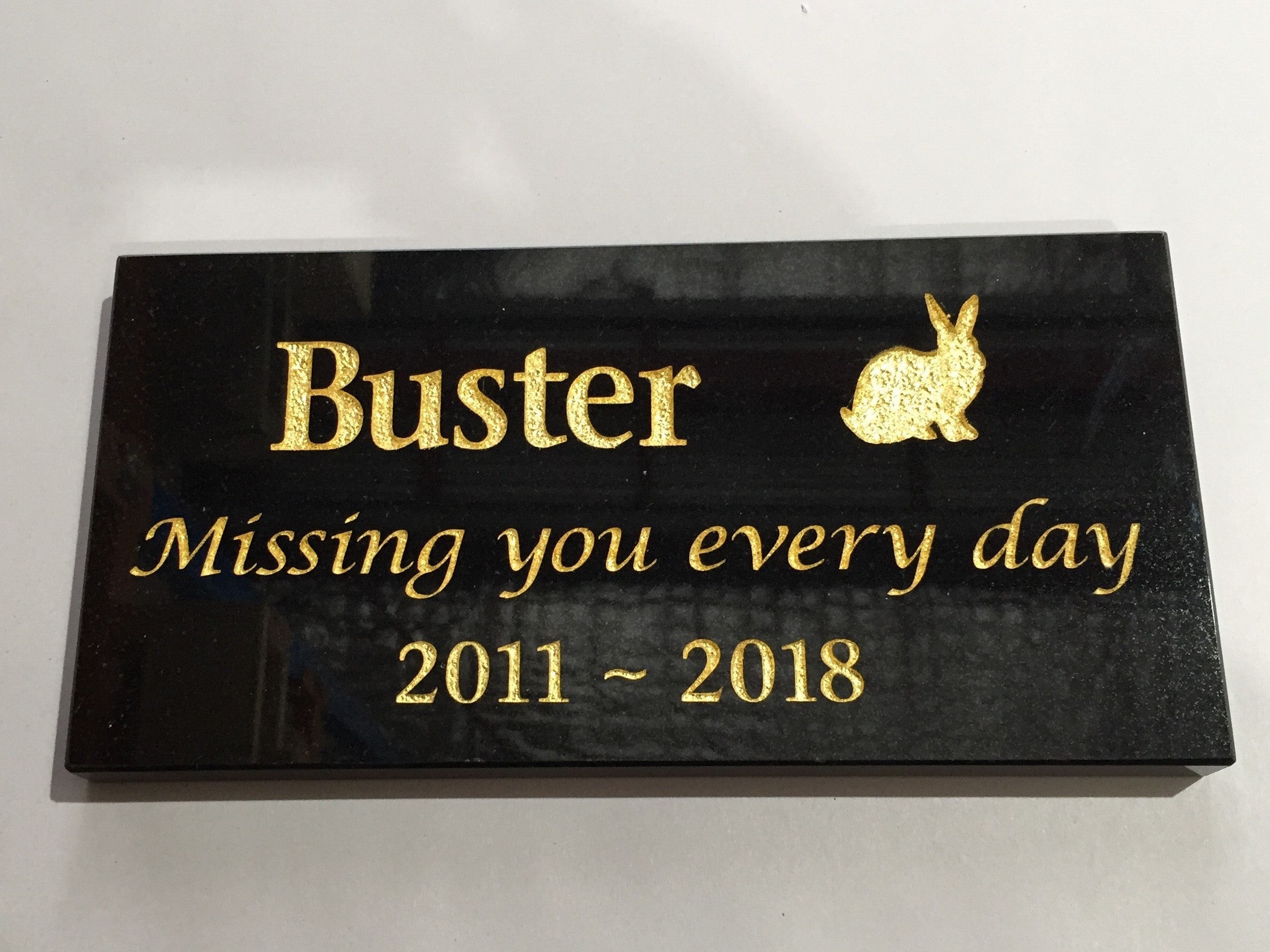 Granite Plaque Pet Memorial
