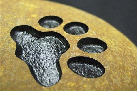 Tumbled Riverstone Pet Memorial