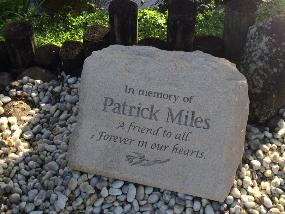 Natural Sandstone Burial Marker for People