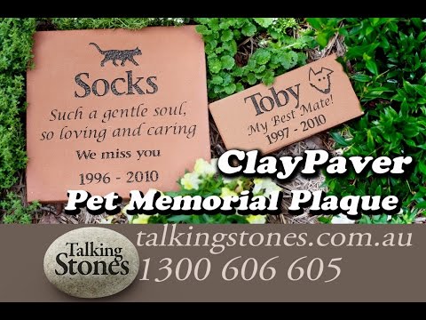 Clay Paver Pet Memorial