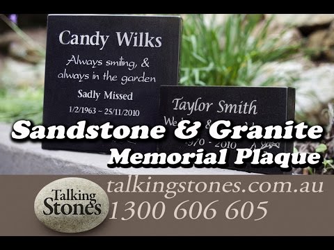 Granite Plaque Memorial for People