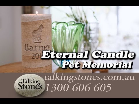 Eternal Sandstone Candle Pet Memorial
