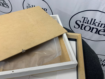 Photo Urn Box for People - Lasting Impression Frame - Multiple Matboard Configurations - Black