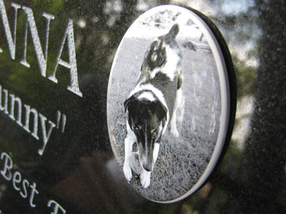 Shaped Granite Plaque Pet Memorial