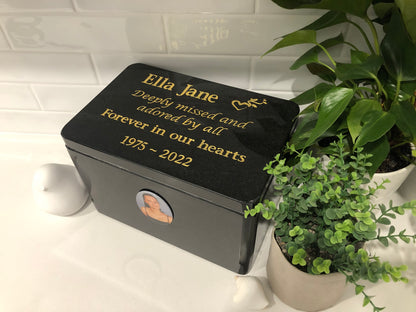 Everlasting Spirit Granite Memorial Urn Box for People