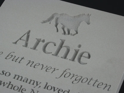 Sandstone Plaque Pet Memorial