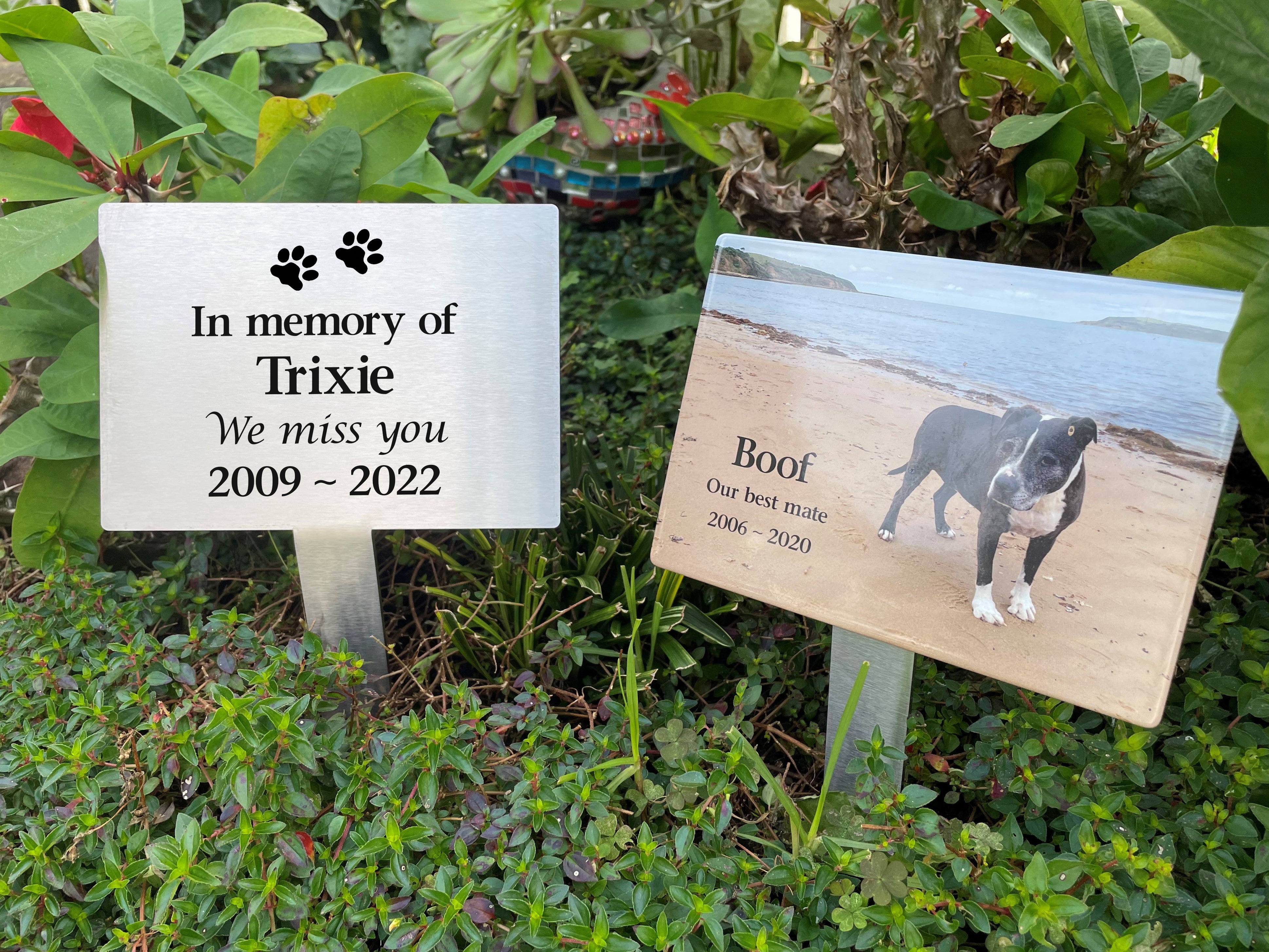 Garden Stake Pet Memorial
