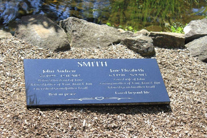 Granite Desk Marker Memorial For People