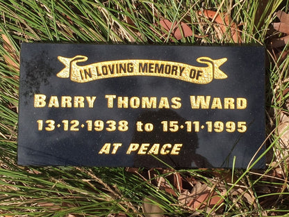 Granite Plaque Memorial for People